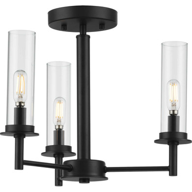 Semi-Flush Mts. Candle by Progress Lighting ( 54 | P400250-031 Kellwyn ) 