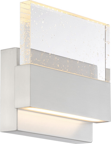 Sconces Single Glass by Nuvo Lighting ( 72 | 62-1502 Ellusion ) 