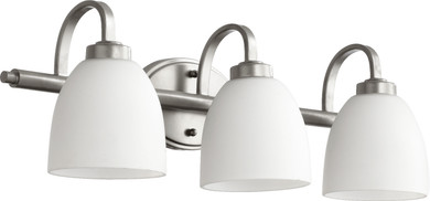 Bathroom Fixtures Three Lights by Quorum ( 19 | 5060-3-64 Reyes ) 