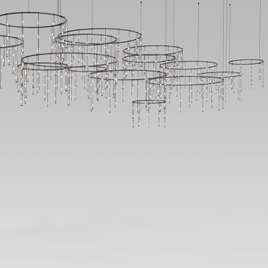 Large Chandeliers Multi-Port/Cascade by Sonneman ( 69 | SLS0162 Suspenders ) 