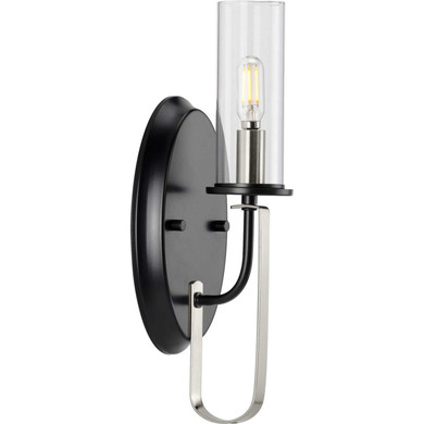 Sconces Single Glass by Progress Lighting ( 54 | P710082-031 Riley ) 