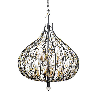 Large Chandeliers Candle by Varaluz ( 137 | 271P09MBFG Bask ) 