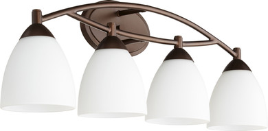 Bathroom Fixtures Four Lights by Quorum ( 19 | 5069-4-86 Barkley ) 