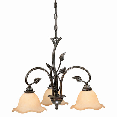 Mid. Chandeliers Glass Down by Vaxcel ( 63 | CH38803OL Vine ) 