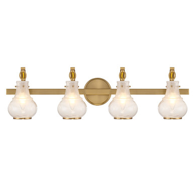 Bathroom Fixtures Four Lights by Savoy House ( 51 | 8-4417-4-322 Adams ) 