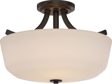 Semi-Flush Mts. Bowl Style by Nuvo Lighting ( 72 | 60-5926 Laguna ) 