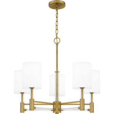 Mid. Chandeliers Drum Shade by Quoizel ( 10 | GCN5026AB Gretchen ) 