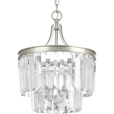 Semi-Flush Mts. Drum Shade by Progress Lighting ( 54 | P2325-134 Glimmer ) 