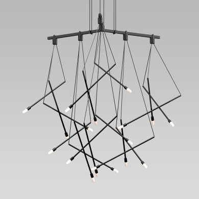 Mid. Chandeliers Multi-Port/Cascade by Sonneman ( 69 | SLS1165 Suspenders ) 
