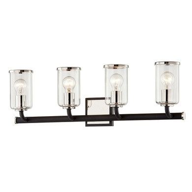 Bathroom Fixtures Four Lights by Troy Lighting ( 67 | B7684-TBK/PN Aeon ) 