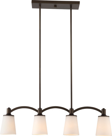 Linear/Island 4 Light + by Nuvo Lighting ( 72 | 60-5975 Laguna ) 