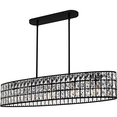 Linear/Island Geometric/Linear by Quoizel ( 10 | GIB542MBK Gibson ) 