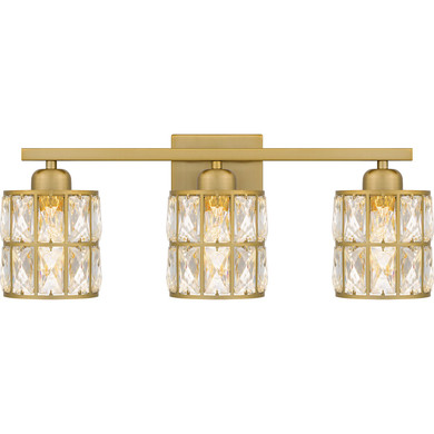 Bathroom Fixtures Three Lights by Quoizel ( 10 | GIB8622AB Gibson ) 