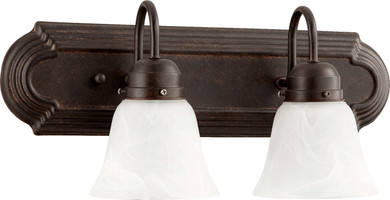 Bathroom Fixtures Two Lights by Quorum ( 19 | 5094-2-144 5094 Vanities ) 