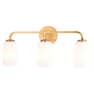Bathroom Fixtures Three Lights by Vaxcel ( 63 | W0484 Shelby ) 