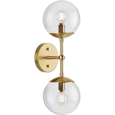 Sconces Double Glass by Progress Lighting ( 54 | P710114-109 Atwell ) 