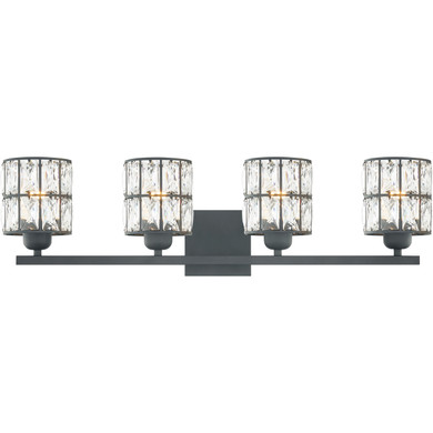 Bathroom Fixtures Four Lights by Quoizel ( 10 | GIB8630MBK Gibson ) 