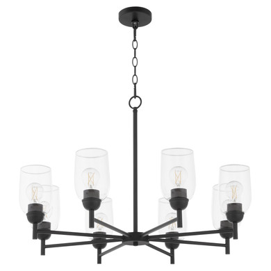 Mid. Chandeliers Glass Up by Quorum ( 19 | 6112-8-59 Wallinger ) 