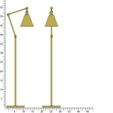 Lamps Floor by Robert Abbey ( 165 | 2422 Alloy ) 