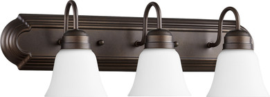 Bathroom Fixtures Three Lights by Quorum ( 19 | 5094-3-86 5094 Vanities ) 