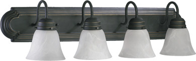 Bathroom Fixtures Four Lights by Quorum ( 19 | 5094-4-195 5094 Vanities ) 