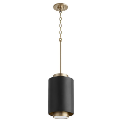 Mini Pendants Drum Shade by Quorum ( 19 | 8008-6980 Cylinder Pendants ) 
