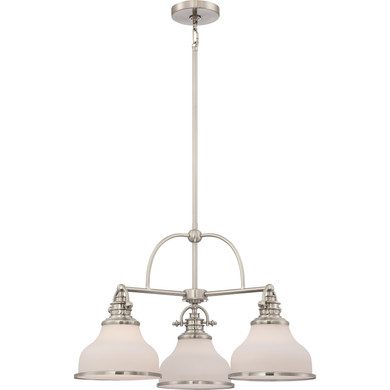 Mid. Chandeliers Glass Down by Quoizel ( 10 | GRT5103BN Grant ) 