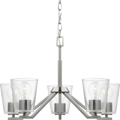 Mid. Chandeliers Glass Up by Progress Lighting ( 54 | P400341-009 Vertex ) 