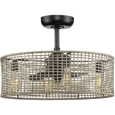 Fans Fandeliers by Progress Lighting ( 54 | P250068-31M-WB Belva ) 