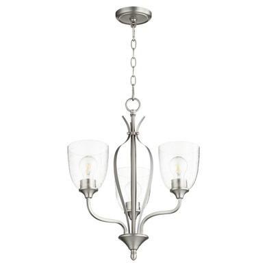 Mini Chandeliers Glass Shade by Quorum ( 19 | 6127-3-265 Jardin ) 