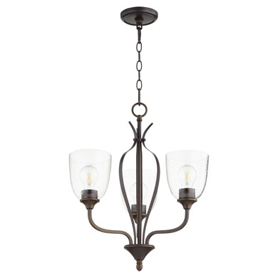 Mini Chandeliers Glass Shade by Quorum ( 19 | 6127-3-286 Jardin ) 