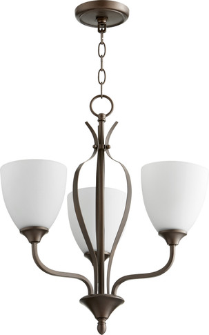 Mini Chandeliers Glass Shade by Quorum ( 19 | 6127-3-86 Jardin ) 