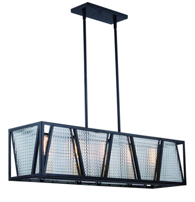 Linear/Island 4 Light + by Vaxcel ( 63 | H0224 Oslo ) 