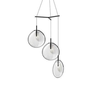 Mini Pendants 3 Light Cluster by Sonneman ( 69 | 2995.25C-LRG Cantina ) 