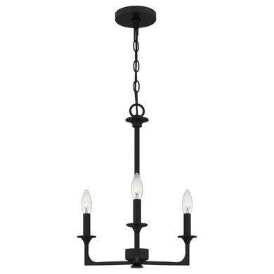 Mini Chandeliers Candle by Quoizel ( 10 | PRC5016MBK Prescott ) 