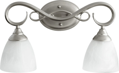 Bathroom Fixtures Two Lights by Quorum ( 19 | 5108-2-64 Powell ) 