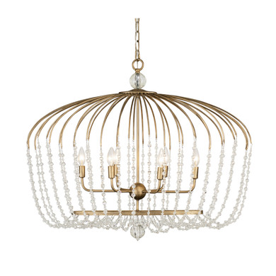 Mid. Chandeliers Empire/Basket by Varaluz ( 137 | 343N06HG Voliere ) 