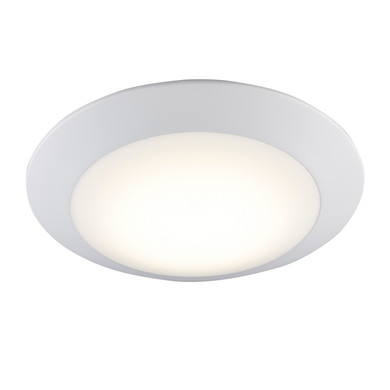 Flush Mounts Slimline/Low Profile by Trans Globe Imports ( 110 | LED-50099 WH Lunaire ) 