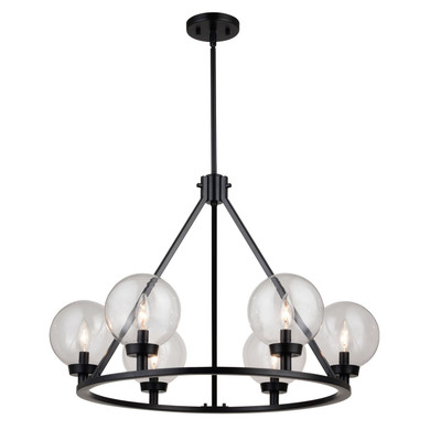 Mid. Chandeliers Glass Up by Vaxcel ( 63 | H0277 Lander ) 