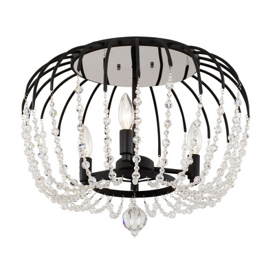 Flush Mounts Cage Style by Varaluz ( 137 | 343S03MB Voliere ) 