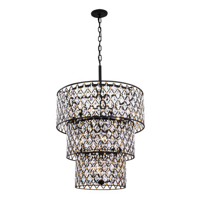 Large Chandeliers Glass Shade by Varaluz ( 137 | 345C13CBHG Windsor ) 