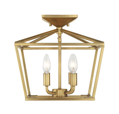 Semi-Flush Mts. Cage by Savoy House ( 51 | 6-328-4-322 Townsend ) 