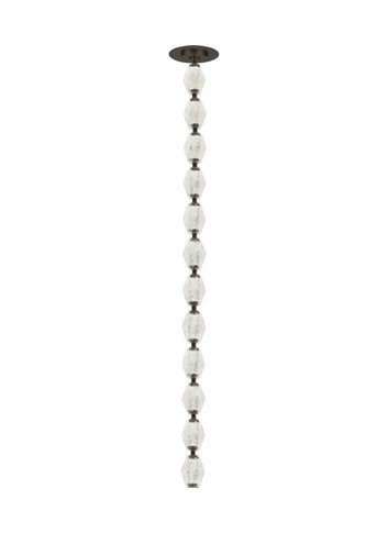 Pendants Glass Down by Visual Comfort Modern ( 182 | 700CLR36BZ-LED927R Collier ) 