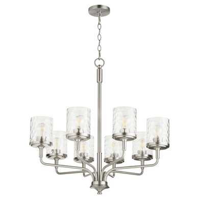Mid. Chandeliers Glass Up by Quorum ( 19 | 617-8-65 Starky ) 