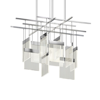 Large Chandeliers Multi-Port/Cascade by Sonneman ( 69 | 3097.01 V Panels ) 
