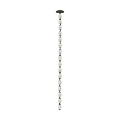 Pendants Glass Down by Visual Comfort Modern ( 182 | 700CLR48BZ-LED927R-277 Collier ) 