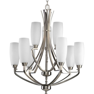 Mid. Chandeliers Glass Up by Progress Lighting ( 54 | P4439-09 Wisten ) 