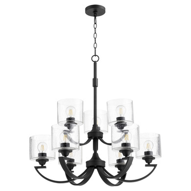 Mid. Chandeliers Glass Up by Quorum ( 19 | 6202-9-69 Dakota ) 