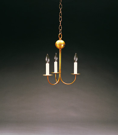 Mini Chandeliers Candle by Northeast Lantern ( 196 | 903-AB-LT3 Chandelier ) 