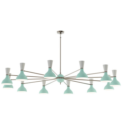 Large Chandeliers Metal Shade by Robert Abbey ( 165 | MN13LY Clare ) 